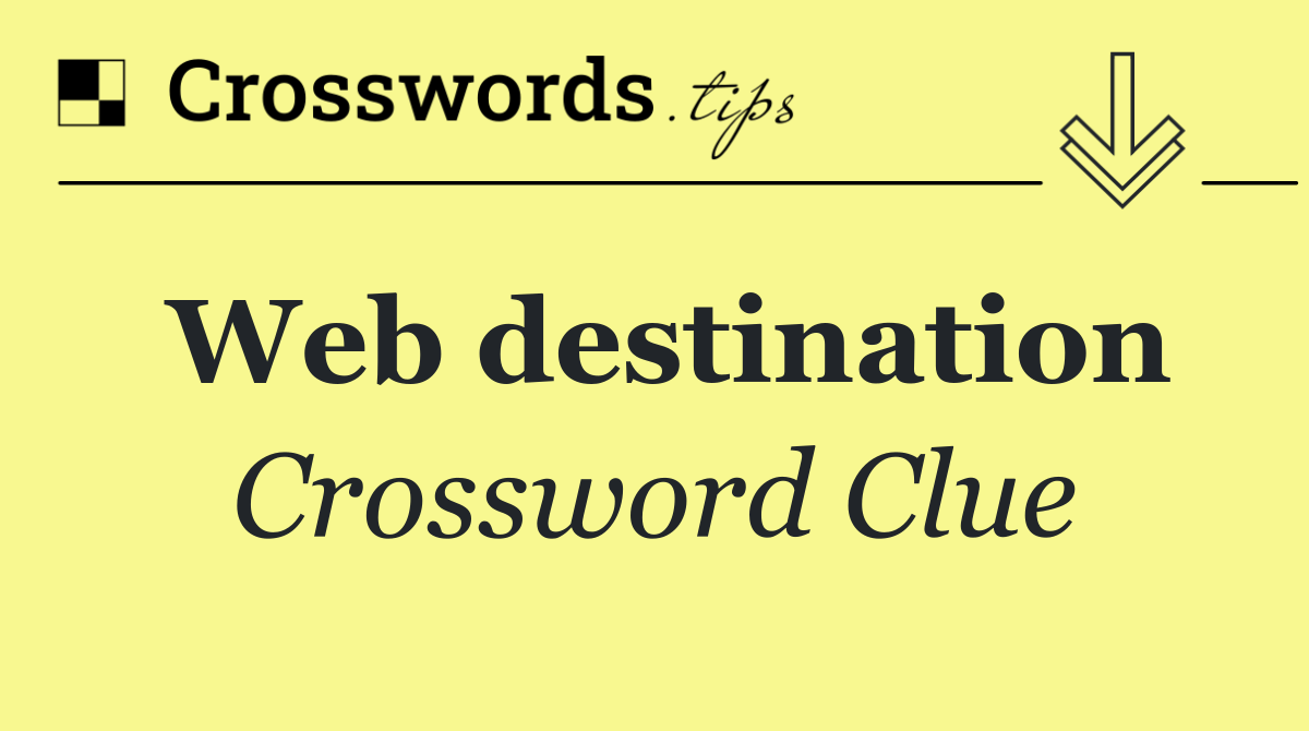 Web destination