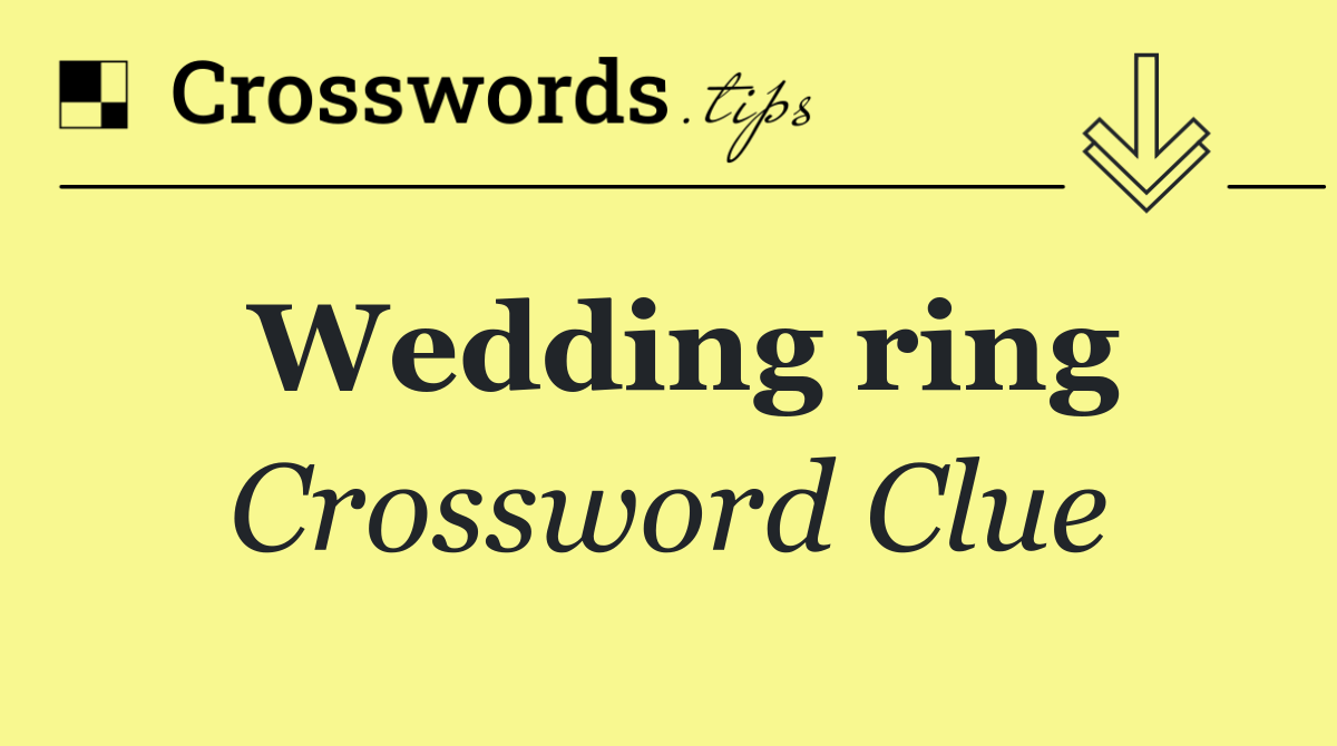 Wedding ring
