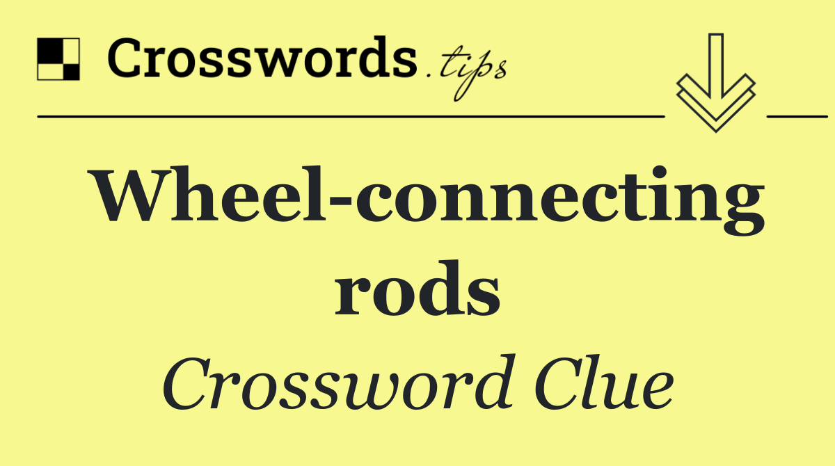 Wheel connecting rods
