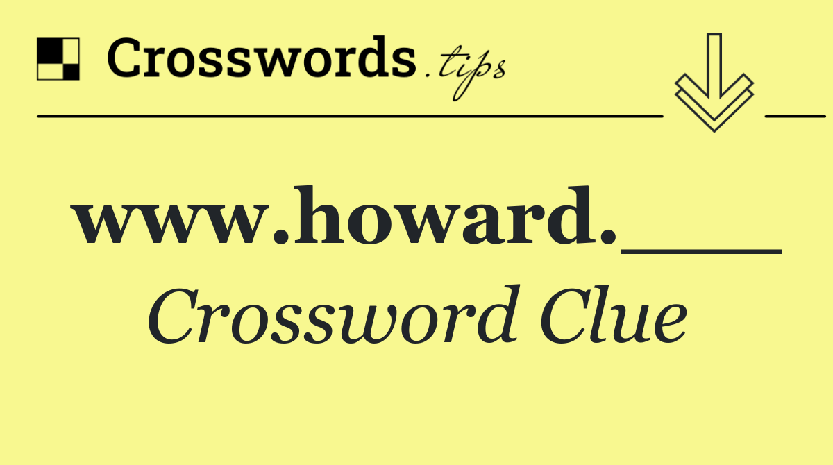 www.howard.___