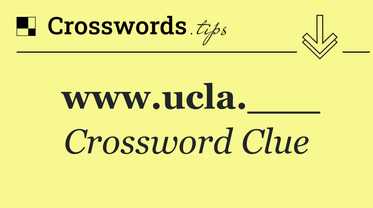 www.ucla.___