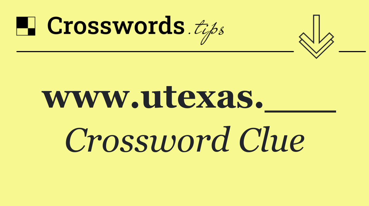 www.utexas.___
