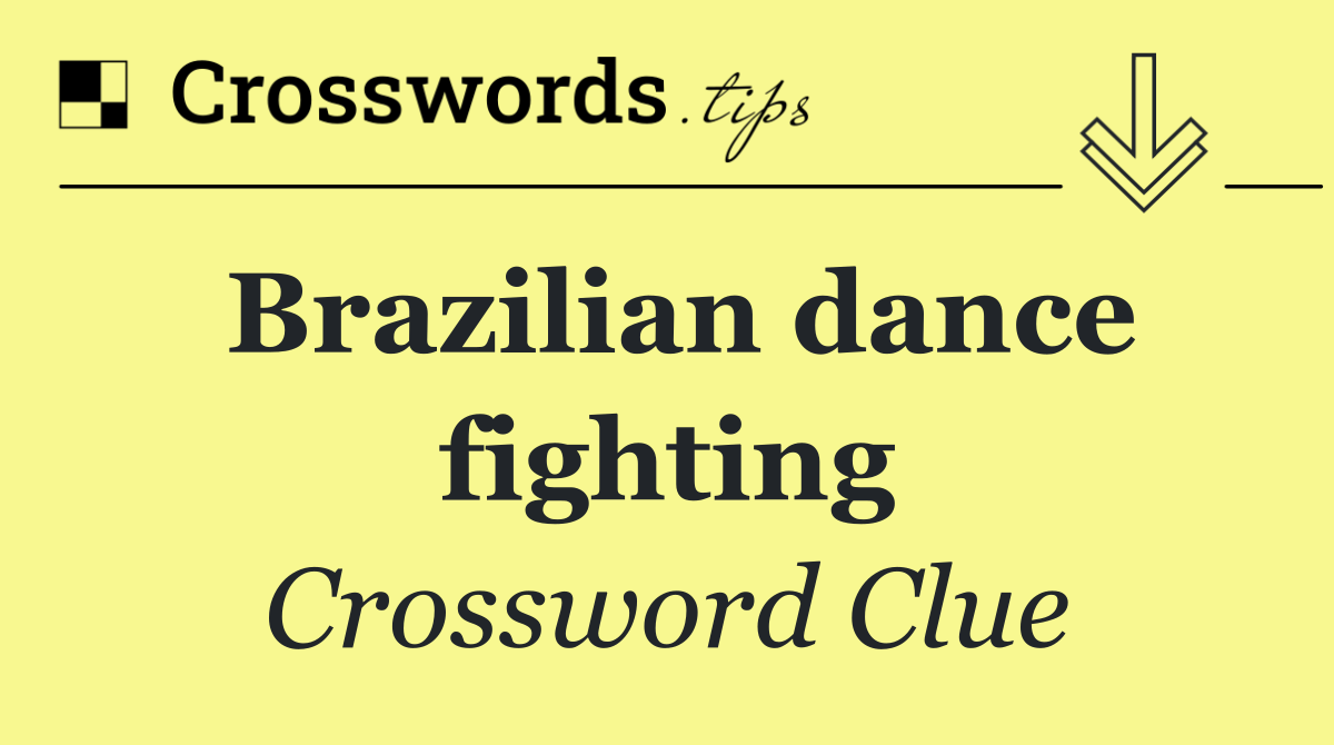 Brazilian dance fighting