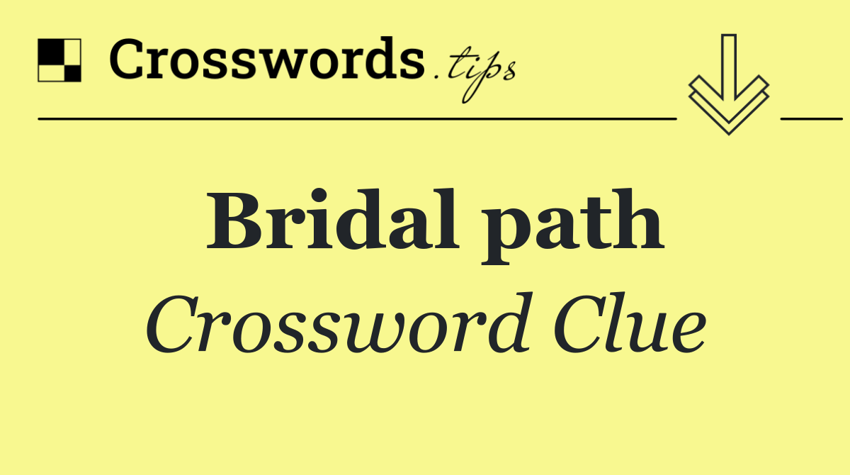 Bridal path