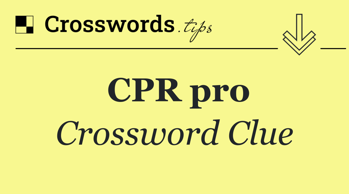 CPR pro