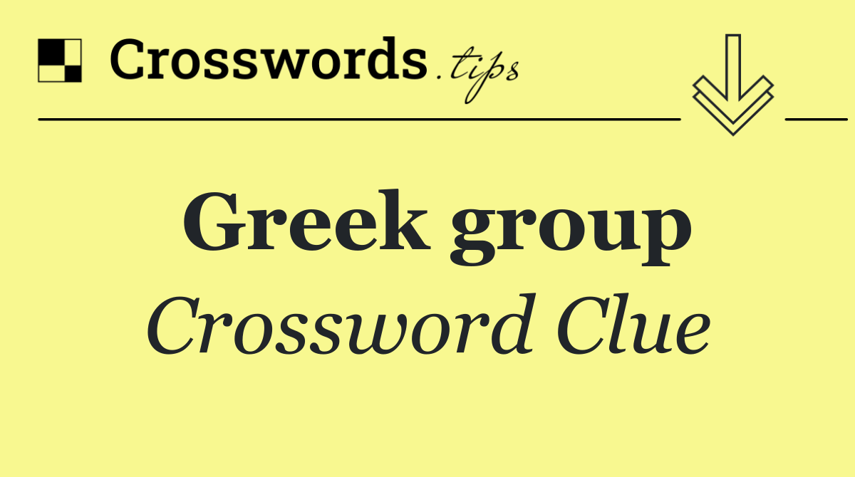 Greek group
