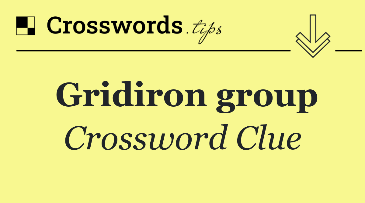 Gridiron group