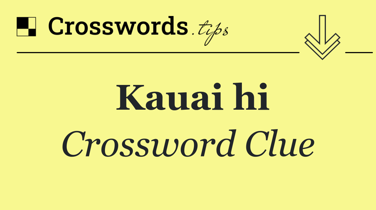 Kauai hi