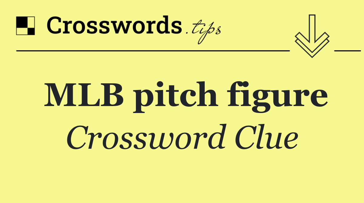 MLB pitch figure