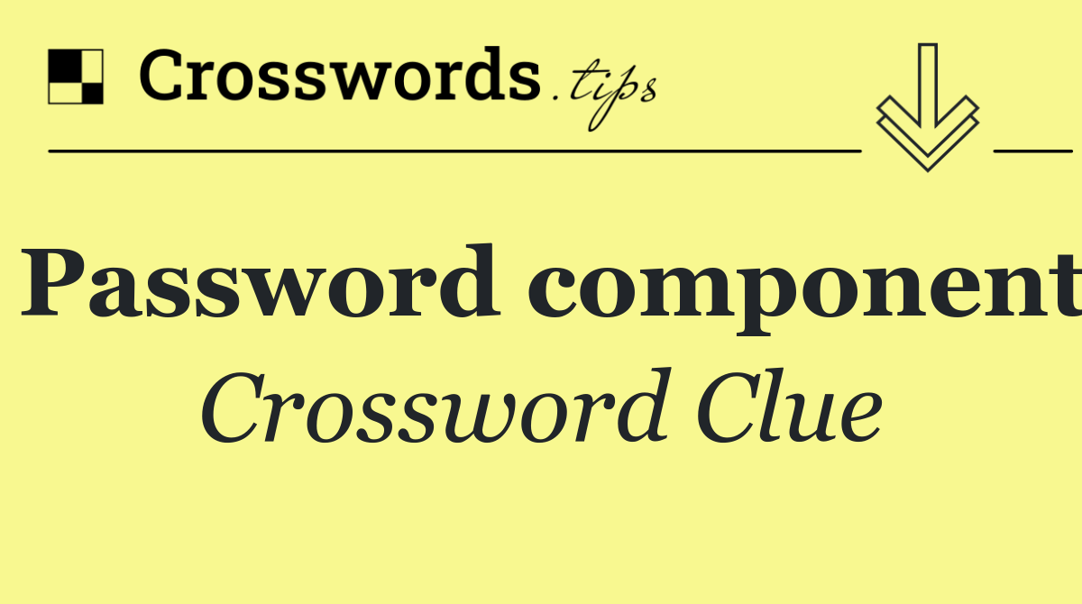 Password component