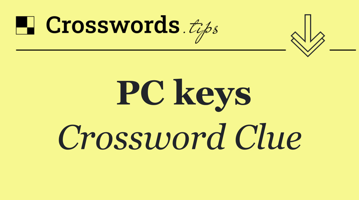 PC keys