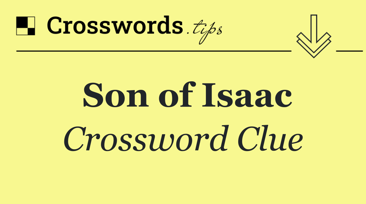 Son of Isaac