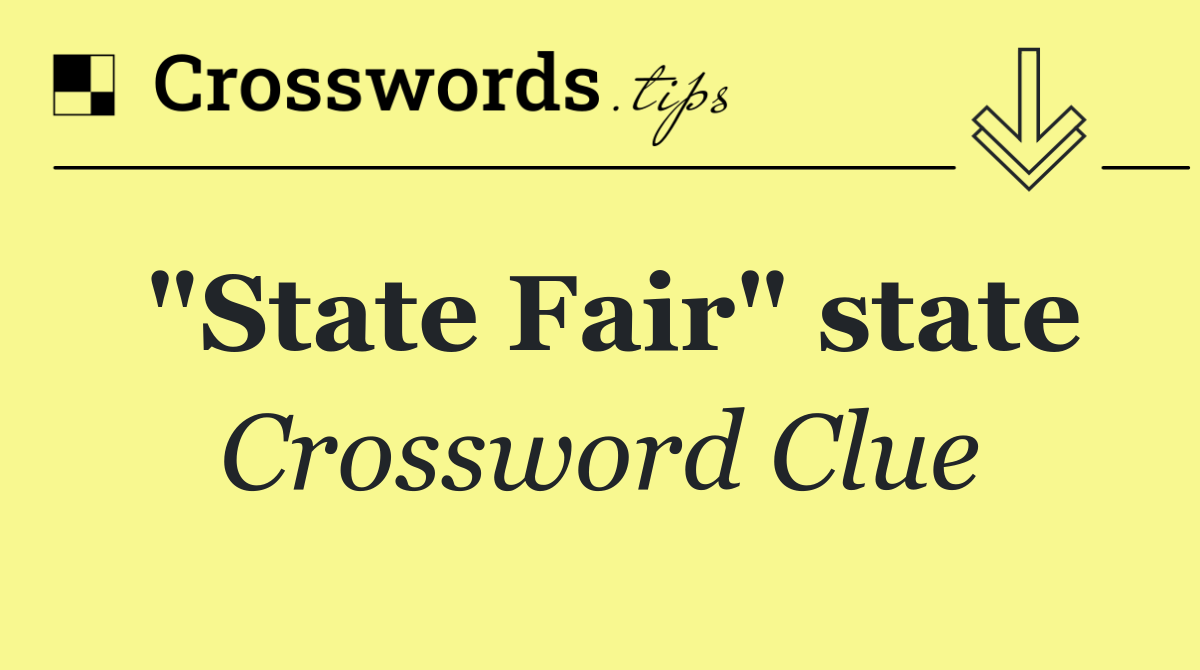 "State Fair" state