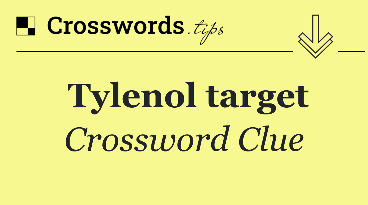 Tylenol target