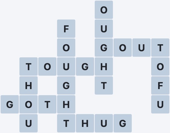 Wordscapes Vista - Above - level 1069 puzzle answer