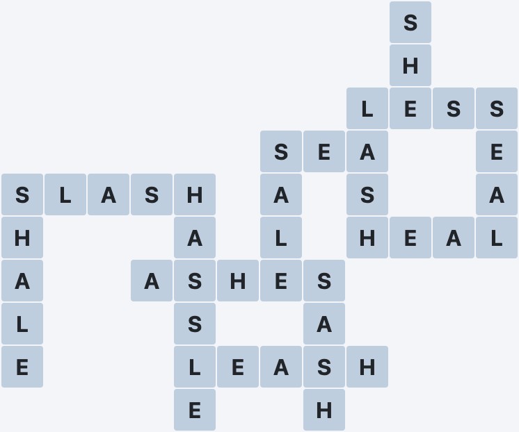 Wordscapes Vista - Below - level 1089 puzzle answer
