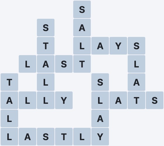 Wordscapes Vista - Below - level 1097 puzzle answer