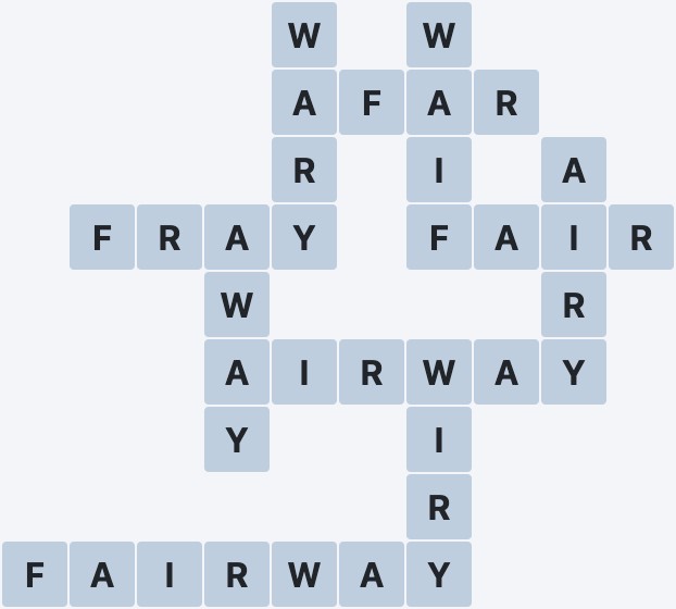 Wordscapes Vista - Arrive - level 1116 puzzle answer