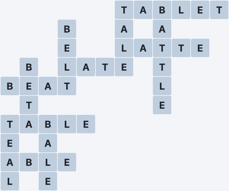 Wordscapes Cliff - Mist - level 1122 puzzle answer