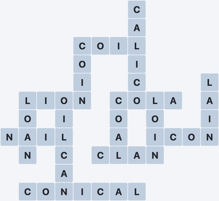 Wordscapes Cliff - Mist - level 1132 puzzle answer