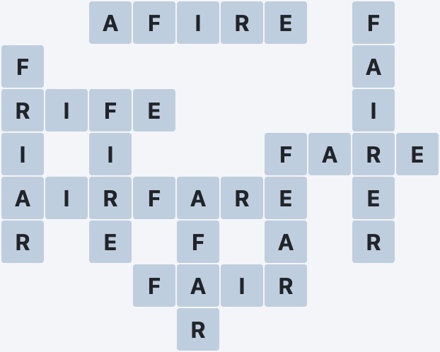 Wordscapes Cliff - Bright - level 1152 puzzle answer