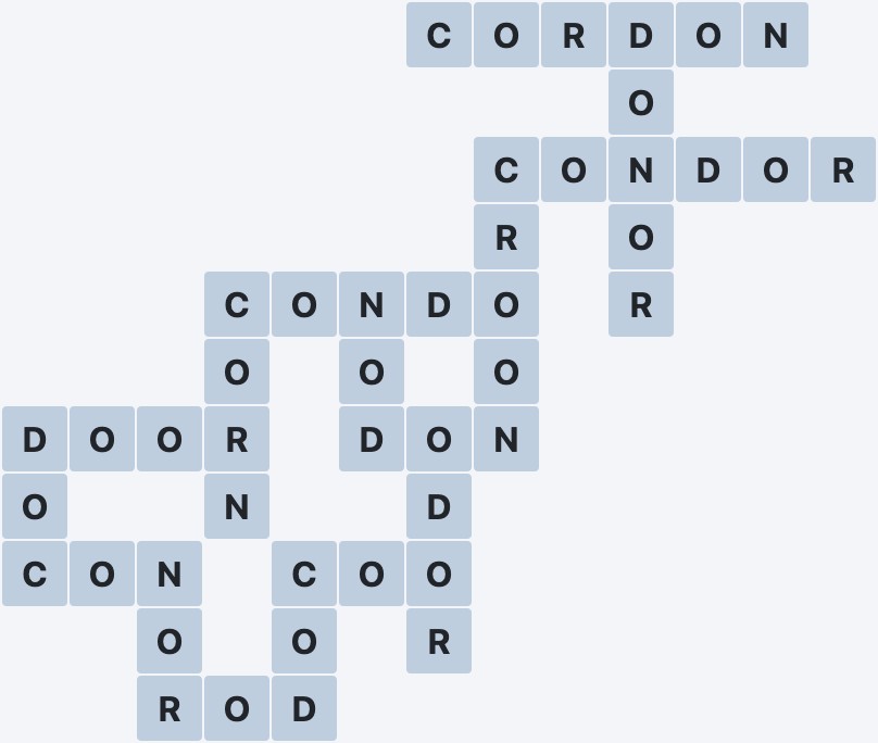 Wordscapes Cliff - View - level 1189 puzzle answer