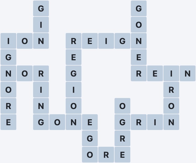 Wordscapes Canyon - Cliff - level 138 puzzle answer