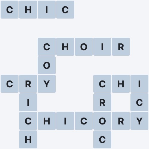 Wordscapes Woodland - Azure - level 1467 puzzle answer