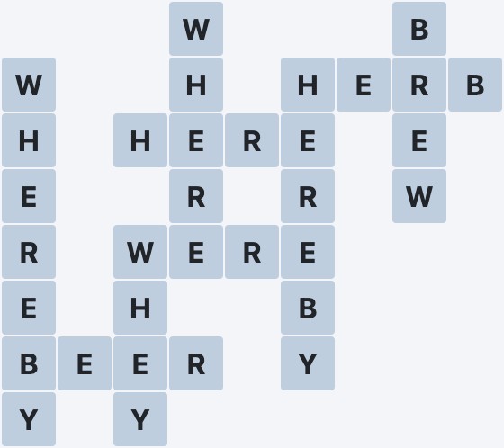 Wordscapes Woodland - Azure - level 1468 puzzle answer