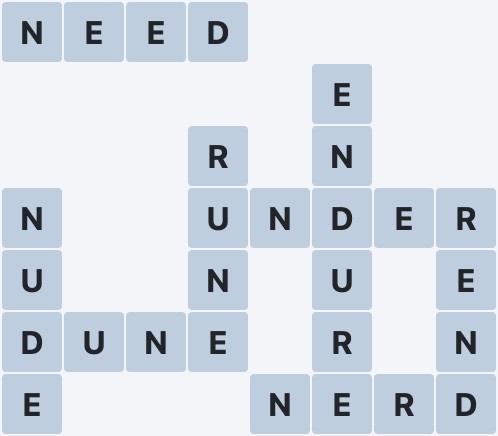 Wordscapes Woodland - Brook - level 1490 puzzle answer