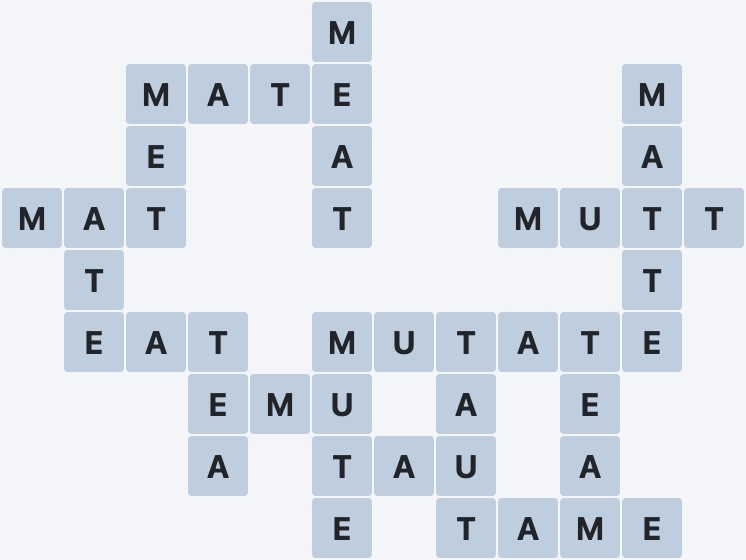 Wordscapes Woodland - Brook - level 1501 puzzle answer