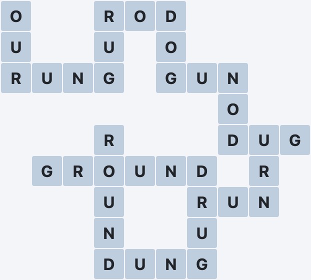 Wordscapes Canyon - Pillar - level 157 puzzle answer