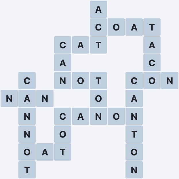 Wordscapes Frost - White - level 1609 puzzle answer
