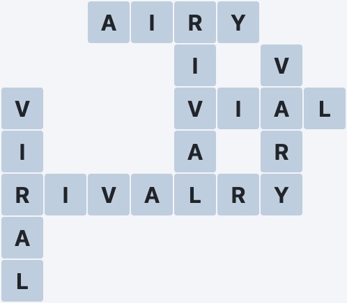 Wordscapes Frost - White - level 1613 puzzle answer
