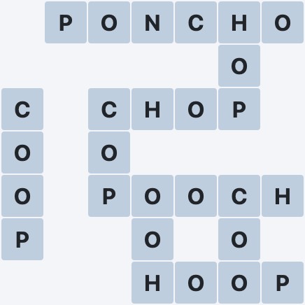 Wordscapes Frost - Valley - level 1617 puzzle answer
