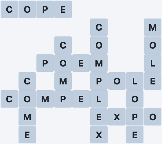 Wordscapes Frost - Valley - level 1618 puzzle answer