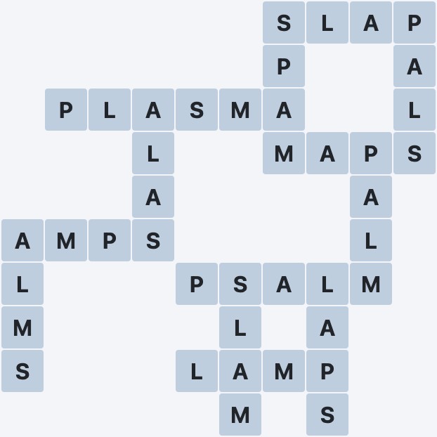 Wordscapes Frost - Valley - level 1621 puzzle answer