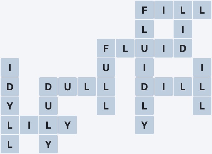Wordscapes Frost - Valley - level 1622 puzzle answer