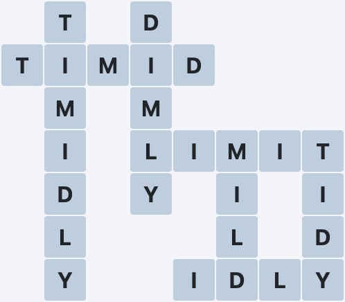 Wordscapes Frost - Valley - level 1626 puzzle answer
