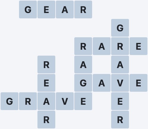 Wordscapes Frost - Valley - level 1630 puzzle answer