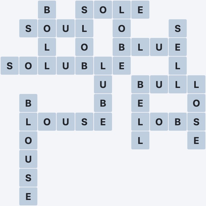 Wordscapes Frost - Lake - level 1636 puzzle answer