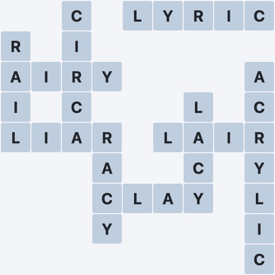 Wordscapes Frost - Lake - level 1640 puzzle answer