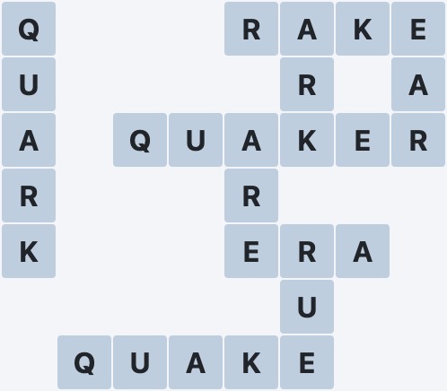 Wordscapes Frost - Lake - level 1643 puzzle answer