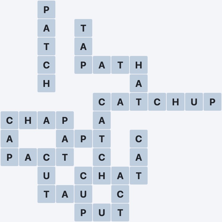Wordscapes Frost - Lake - level 1645 puzzle answer