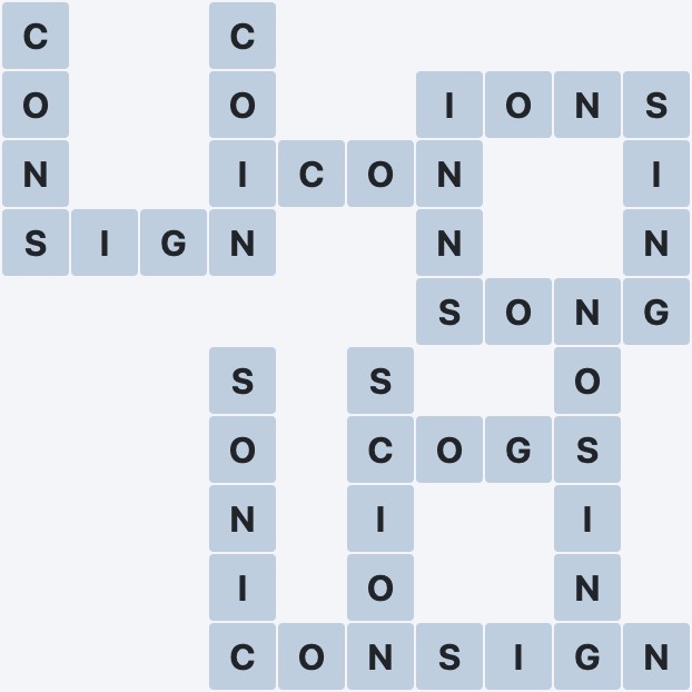 Wordscapes Frost - Icey - level 1652 puzzle answer