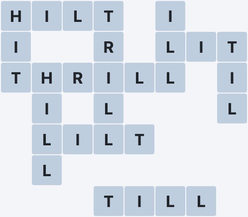 Wordscapes Frost - Icey - level 1654 puzzle answer