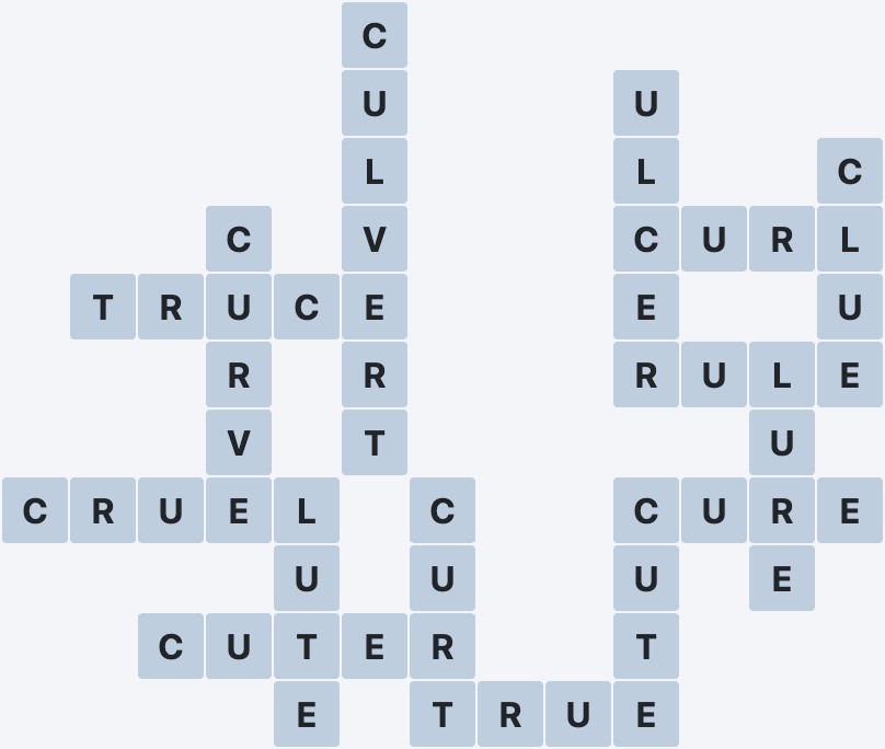 Wordscapes Timberland - Mist - level 1688 puzzle answer