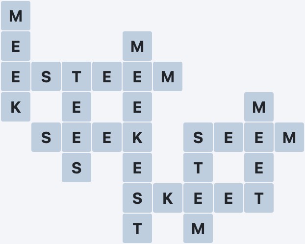 Wordscapes Timberland - Bright - level 1710 puzzle answer