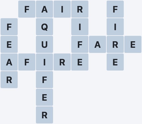 Wordscapes Mist - Azure - level 1858 puzzle answer
