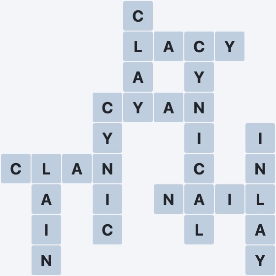 Wordscapes Mist - Azure - level 1862 puzzle answer